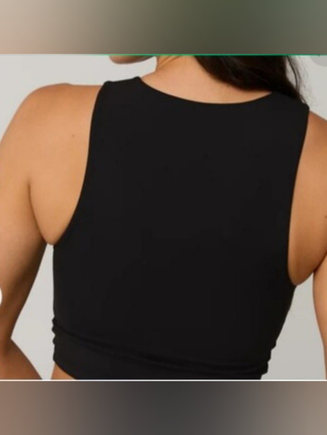 Offline By Aerie Real Me Xtra High Neck Longline Sports Bra Tank Top